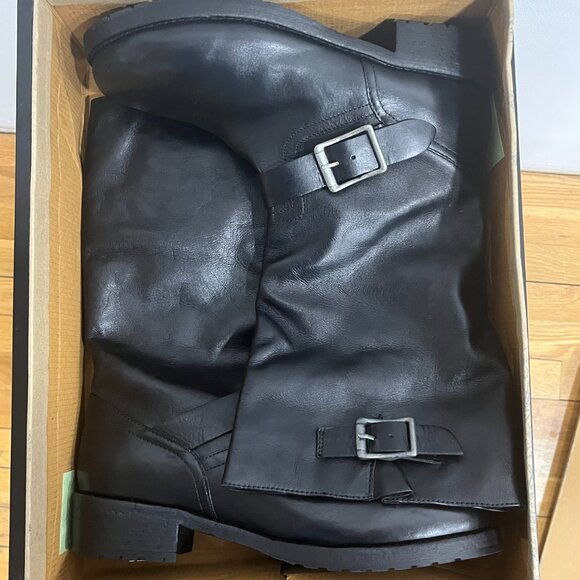 Free People - Ride or Die Engineer Boot - Black - NIB - Women's US 10 - Picture 5 of 7